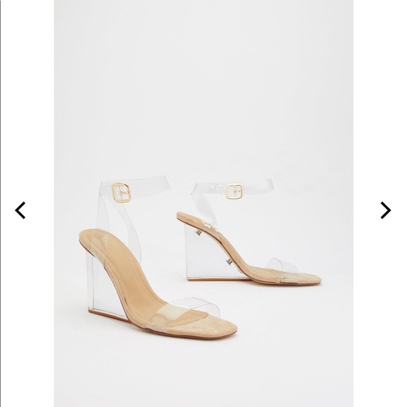 Clear Wedge Heels from Truffle Collection - Picture 2 of 7